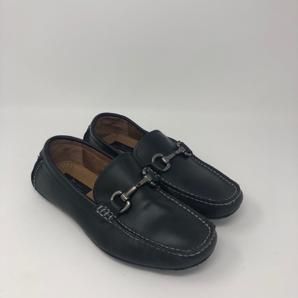 Black loafers